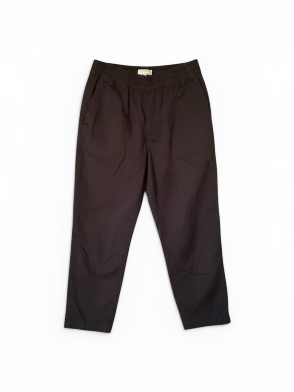 Everlane The Easy Pant Cotton Pull-On Elastic Waist Chino | Black | 6